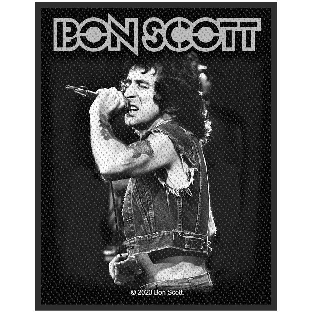 Bon Scott - Bon Scott Patch - Zwart